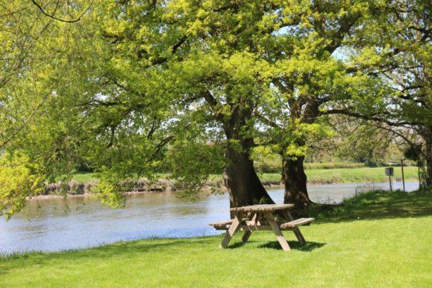 Camping Des 2 Rives- Chambres Etang-sur-Arroux Luaran gambar